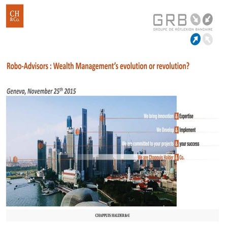 Grb robo advisers 8th october - discussion summary