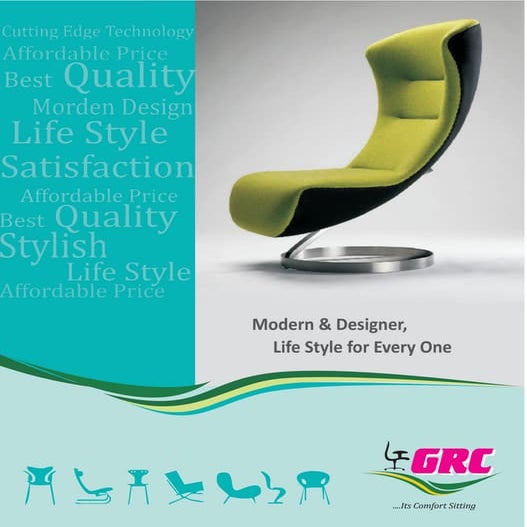 Office chairs manufacturers - chair brochure
