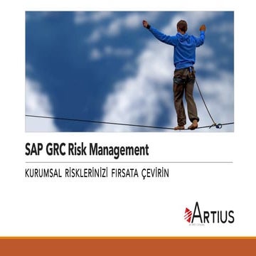 Kurumsal Riskler, Kurumsal Çözümler - SAP Risk Management