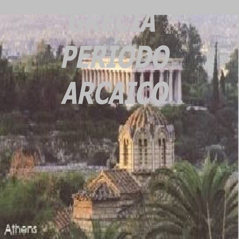 Grécia2 período arcaico