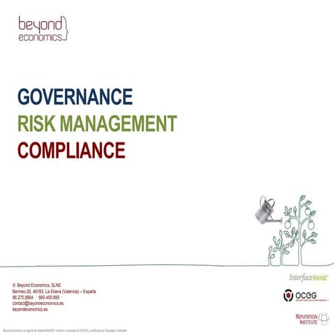 GRC Governance, Risk mgmt. & Compliance Executive