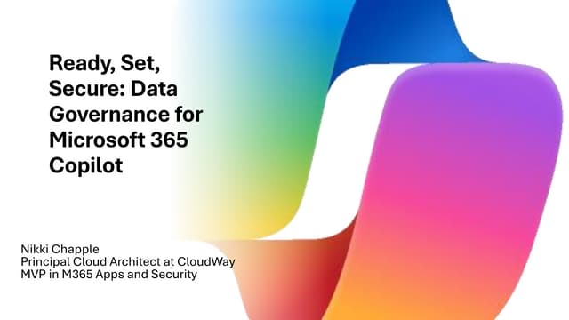 Ready Set Secure your Microsoft 365 Data