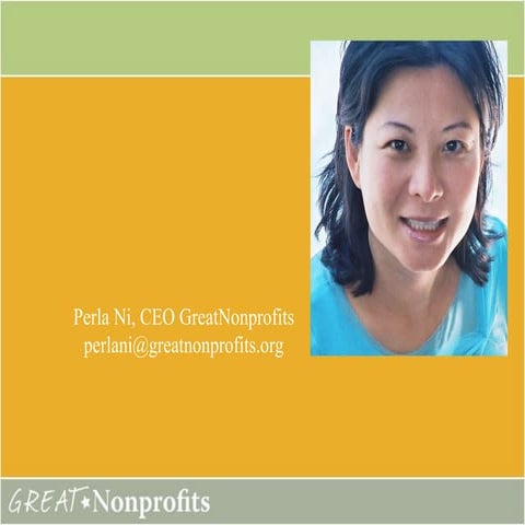 Great Nonprofits Webinar