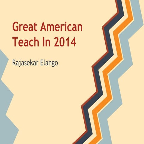 Great american teach in 2014 | PPT