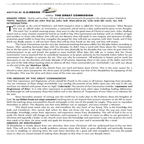 Great commission by ebong