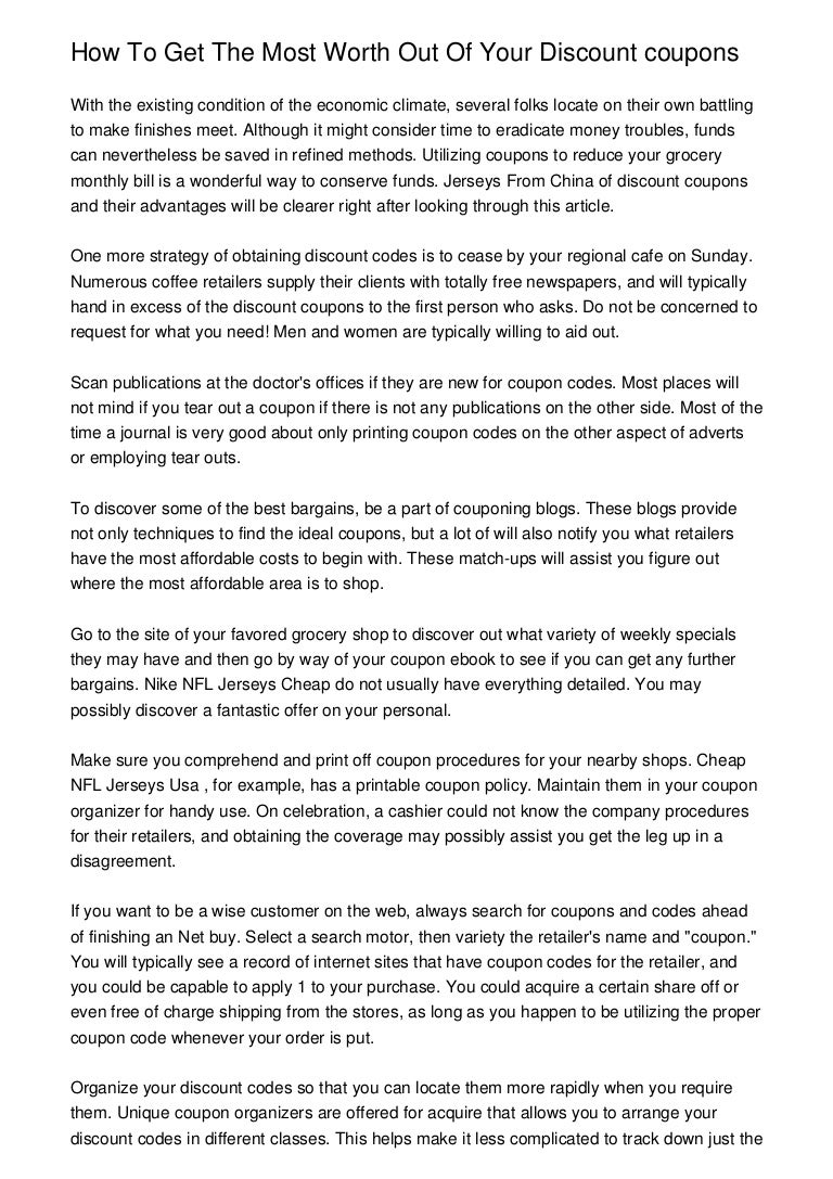 How To Get The Most Worth Out Of Your Discount Coupons