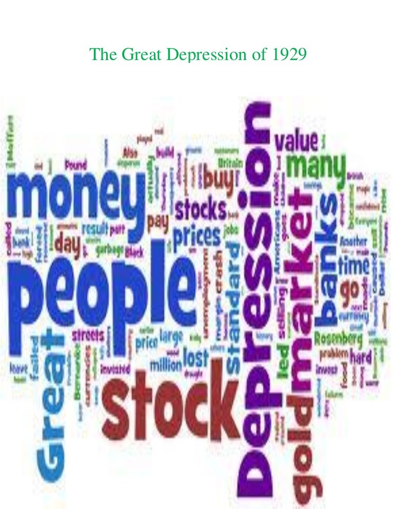 great depression essays