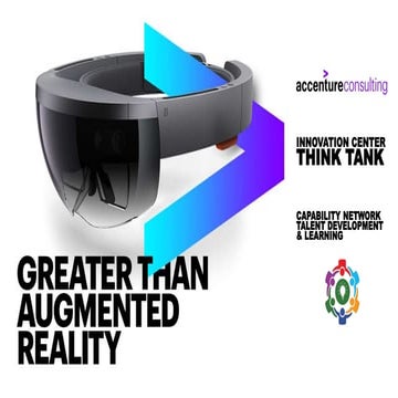 Greater Than Augmented Reality Concept Paper   Accenture Consulting