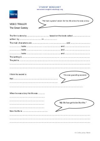 'the great gatsby' on SlideShare