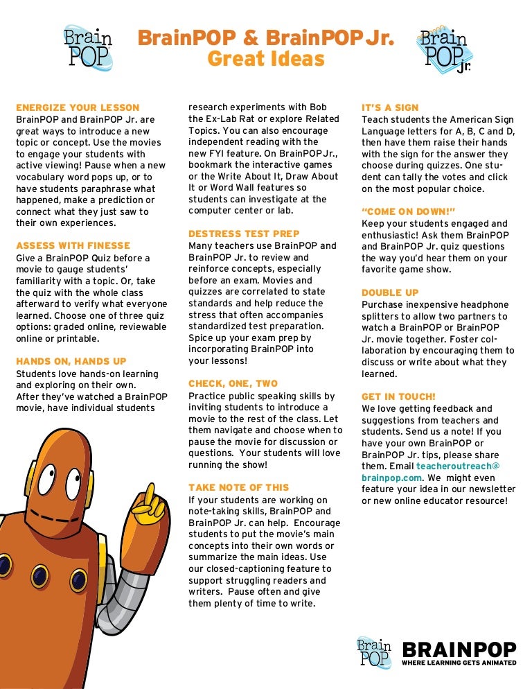 Great Ideas Brainpop