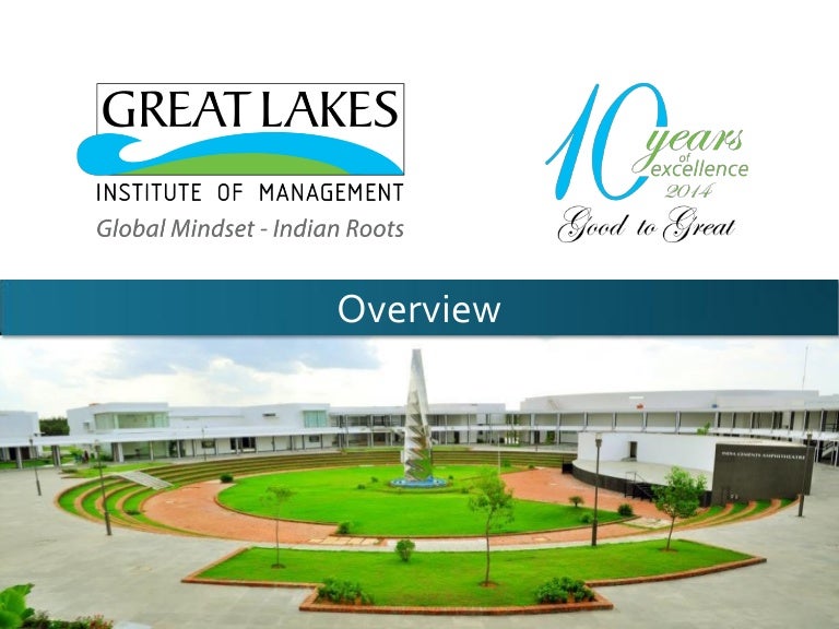 Great Lakes Institute of Management Overview