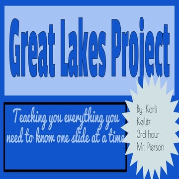 Great lakes project