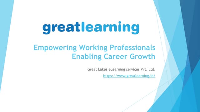 Great learning presentation