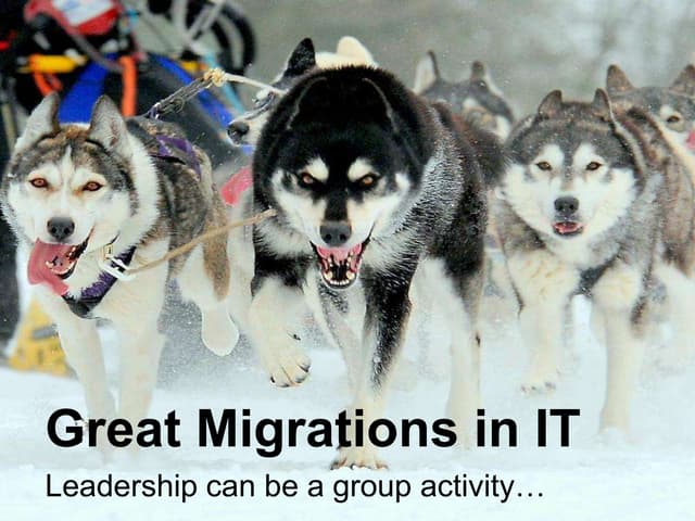 The Great IT Migration