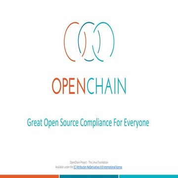 Great Open Source Compliance For Everyone - Version 5