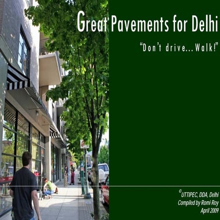 Great Pavements Delhi Romi Roy 040409