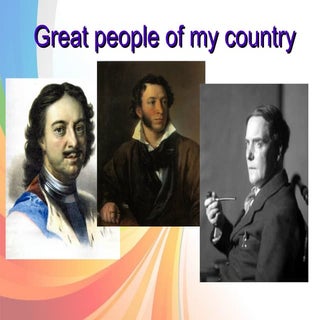 Great people of my country
