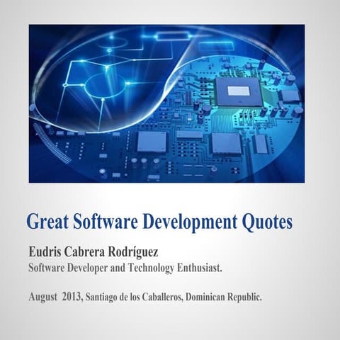 [EN] Great software development quotes | PPT