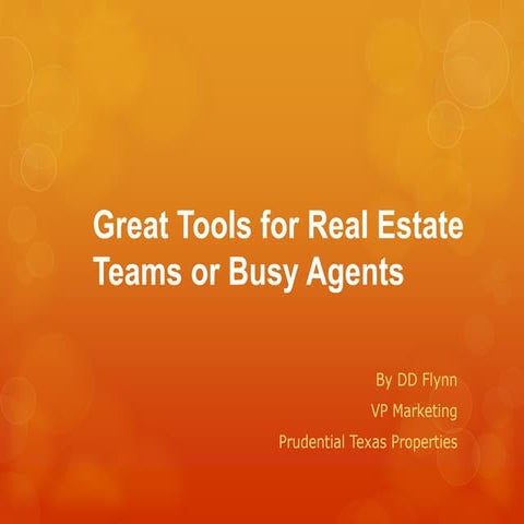Great tools for real estate teams or busy agents
