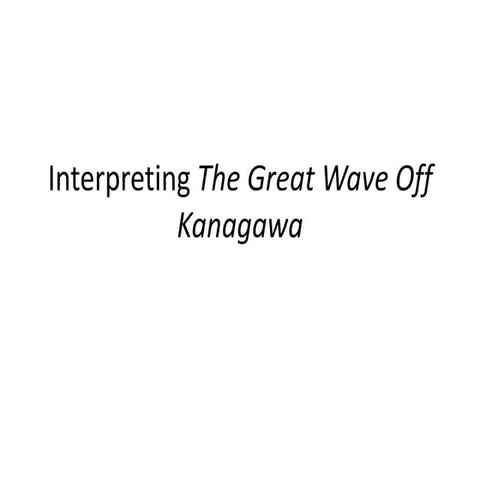 Great wave of kanagawa