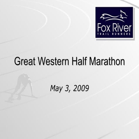 Great Western Half Marathon