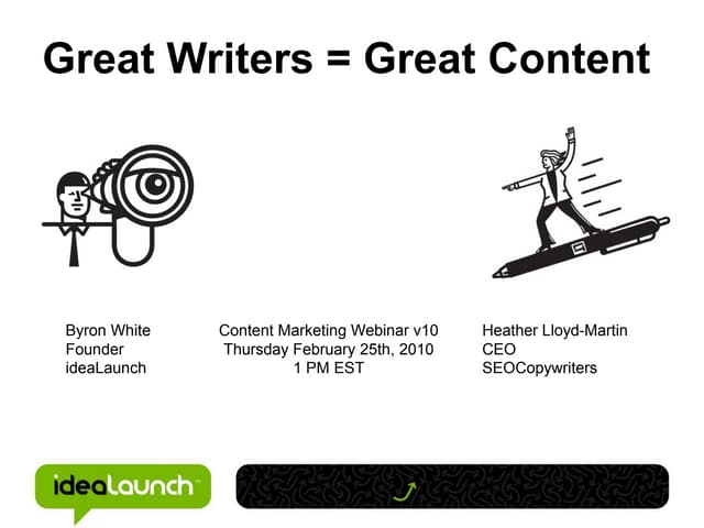 Great Writers = Great Content