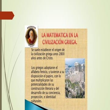Matemática en Grecia