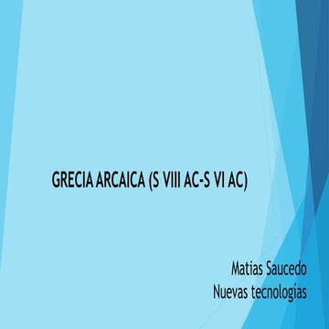 Grecia epoca arcaica