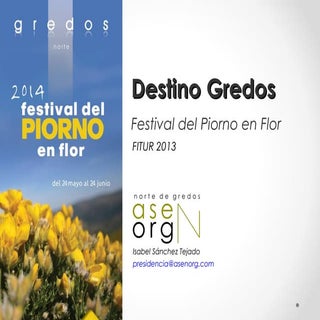 FITUR: DESTINO GREDOS, FESTIVAL DEL...