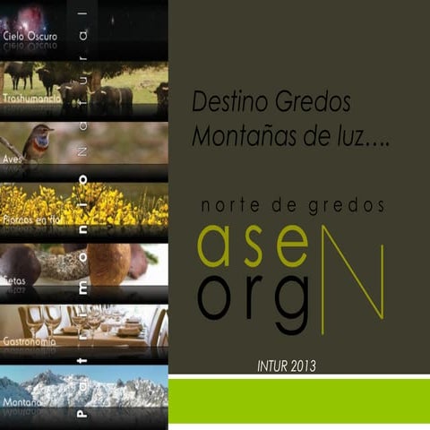 INTUR 2013: Gredos montañas de luz ist