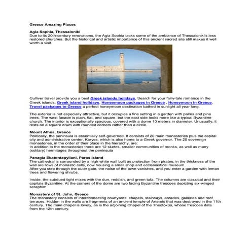 Greece amazing places