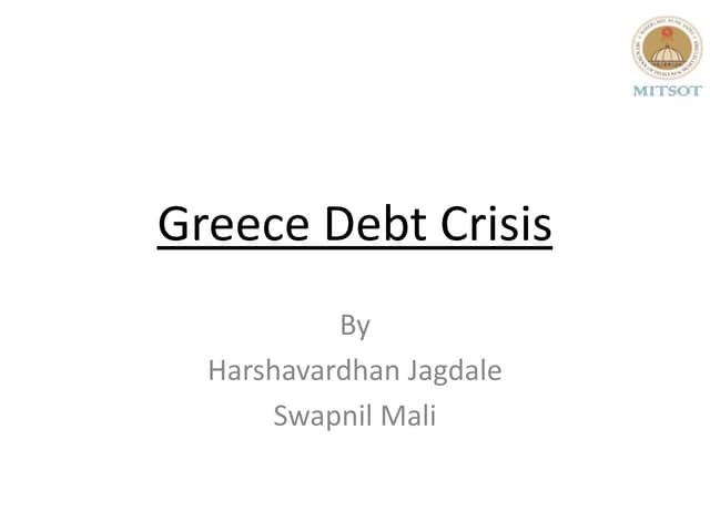 Greece debt crisis