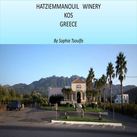 Greece - Hatziemmanouil Winery