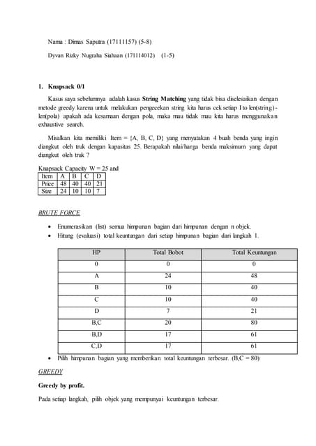 Greedy (1) | PDF
