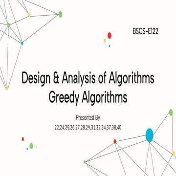 greedy algorithm.pptx good for understanding | PPT