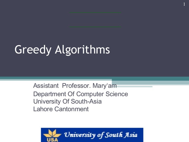 Greedy Algorithms with examples' b-18298