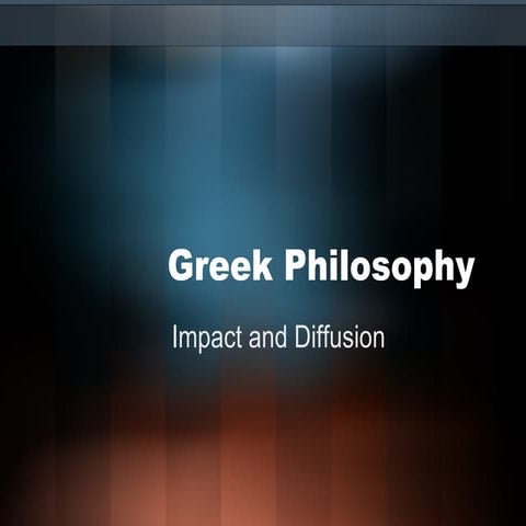 Greek Philosophy | PPT