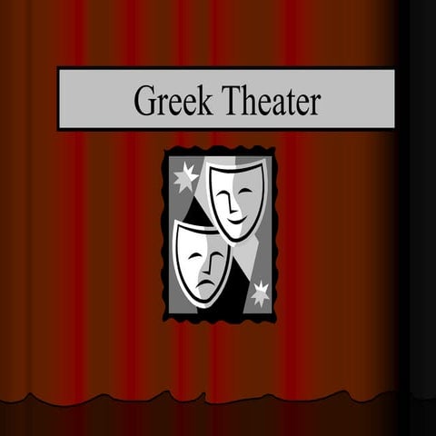 Greek Theatre (Grade 8-Harmony Lesson in ARTS)