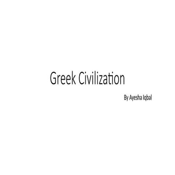 Greek Civilization Greek Philosophy.pptx