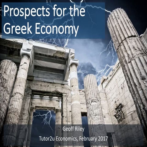 Prospects for the Greek Economy