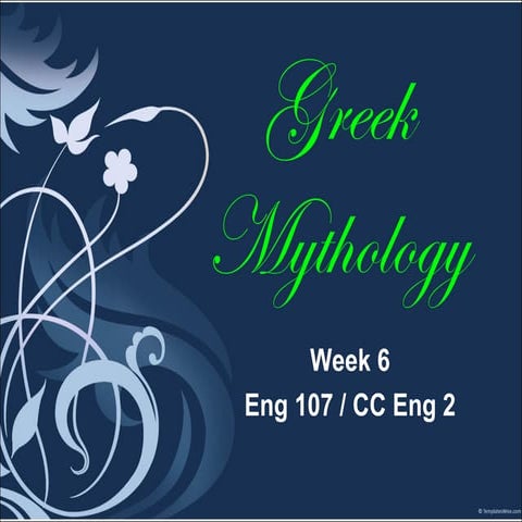 Greek mythology 