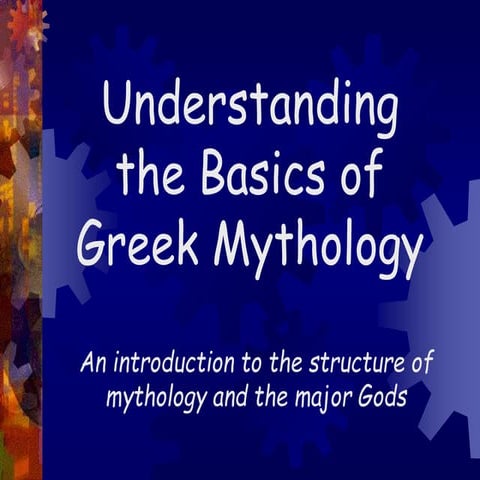 greek mytology.ppt