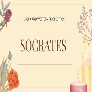 GREEK & WESTERN PERSPECTIVE WHO IS MAN- SOCRATES.pptx