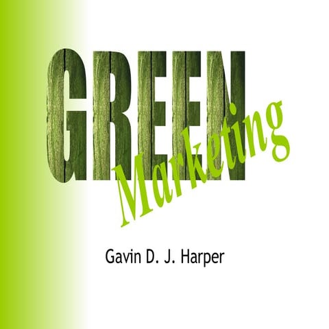 Green Marketing