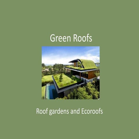 Green roof system construction