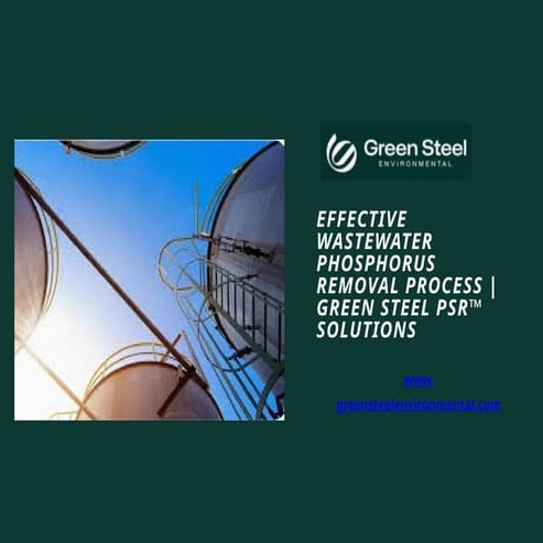 Green Steel Environmental Provide Sustainable Support for Wastewater Treatmen...