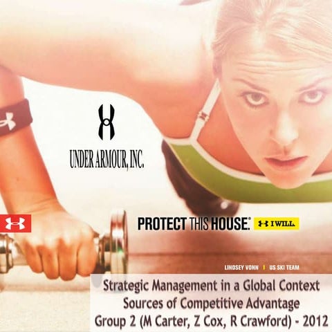 Strategic Management in a Global Context: Under Armour