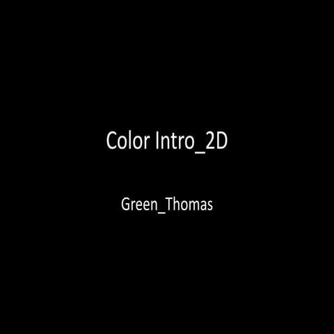 Green 2d 10_colorintro