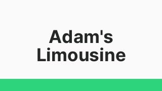 Adam's Limousine | Best Car Jersey City Services | Ride NOW.