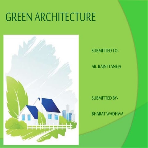 Green architecturE